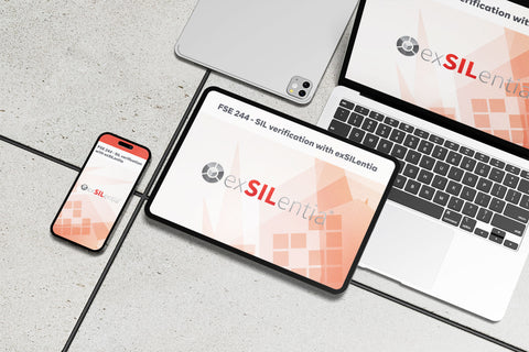 SELF-PACED: FSE 244 - SIL verification with SILver™ module in exSILentia® + 2 week exSILentia trial license